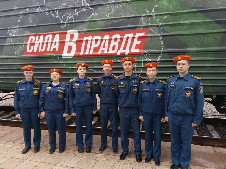 Наши кадеты приняли участие в областной патриотической акции «Сила в правде».