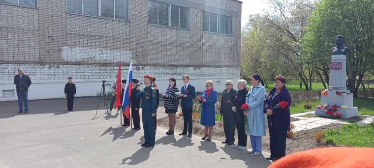 Митинг, посвященный Дню Победы.